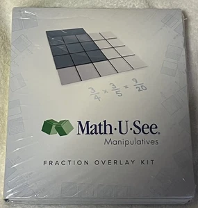 Math U See Manipulatives Fraction Overlay Kit Home School Learn, NEW - Picture 1 of 5