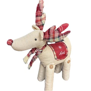 Vintage Dan Dee Collectors Choice Reindeer Plush Holiday Christmas Decoration - Picture 1 of 9