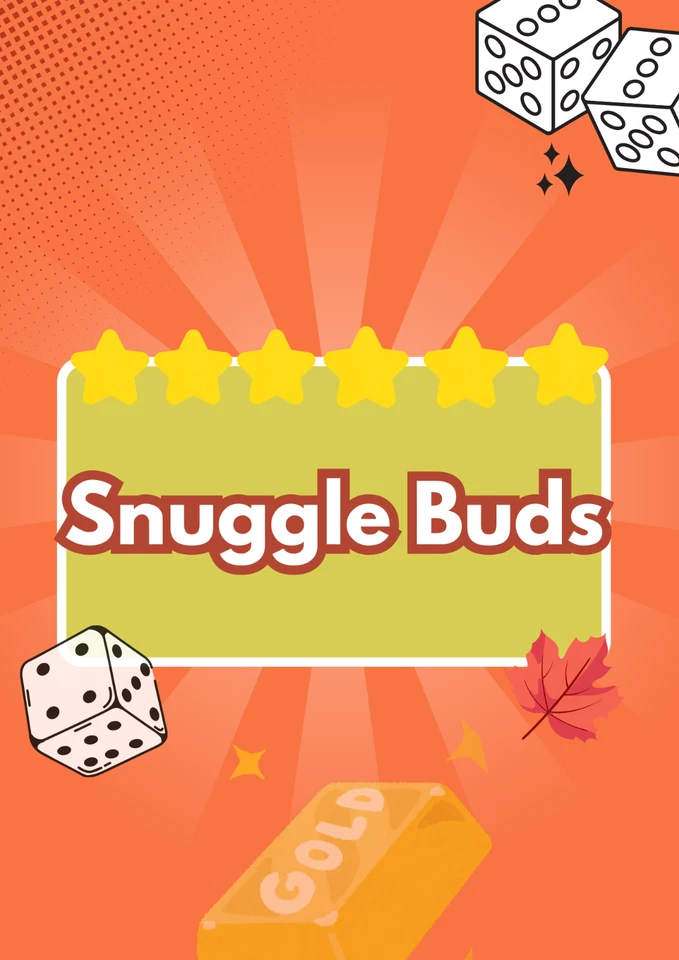 Snuggle Buds - Tarjeta 6 estrellas - Set 17 Mono_poly Foto 1 de 1