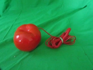 Telefono da scrivania vintage a forma di pomodoro con filo medaglia oro pulsante linea fissa rosso - Foto 1 di 6