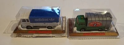 Scarce vintage boxed Majorette diecast Mercedes Refuse/bin & Adida Savier lorry - Image 1 of 4