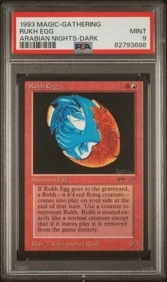 Rukh Egg (Dark) - Arabian Nights - MINT - PSA 9. See MTG in store - Image 1 of 2