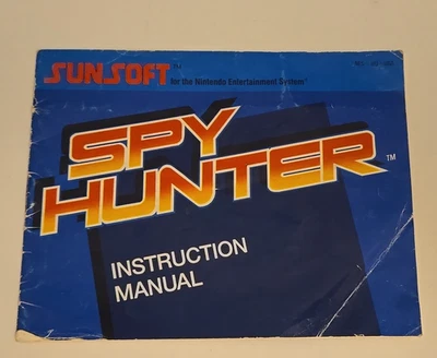 Spy Hunter Nintendo NES Manual Only Instruction Booklet - Image 1 of 4