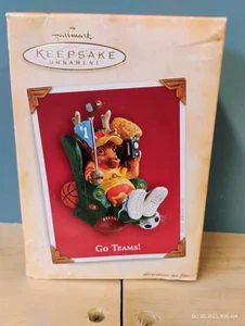 Hallmark Keepsake Ornament "Go Teams" 2004 - Picture 1 of 11