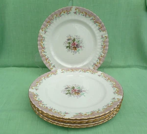 6 vintage Royal Albert bone china Serenity dinner plates - 26.5 cm (10.5") dia'r - Picture 1 of 4