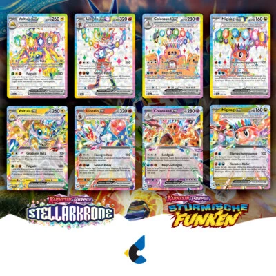 Pokemon TCG Karten Terakristall Bundle Stellarkrone Stürmische Funken - Bild 1 von 4
