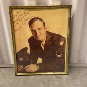 Vintage Country Western Singer Gene Autry Foto signierter Druck gerahmt 8x10 - Bild 1 von 5