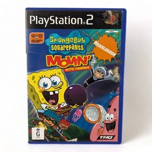 π« SpongeBob SquarePants Movin' With Friends COMPLETE PlayStation 2 PS2 π« - Foto 1 di 4