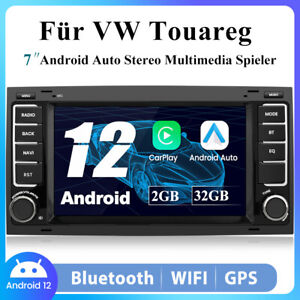 32G BT Carplay 7“Autoradio Für VW Touareg T5 Multivan Transporter GPS Navigation