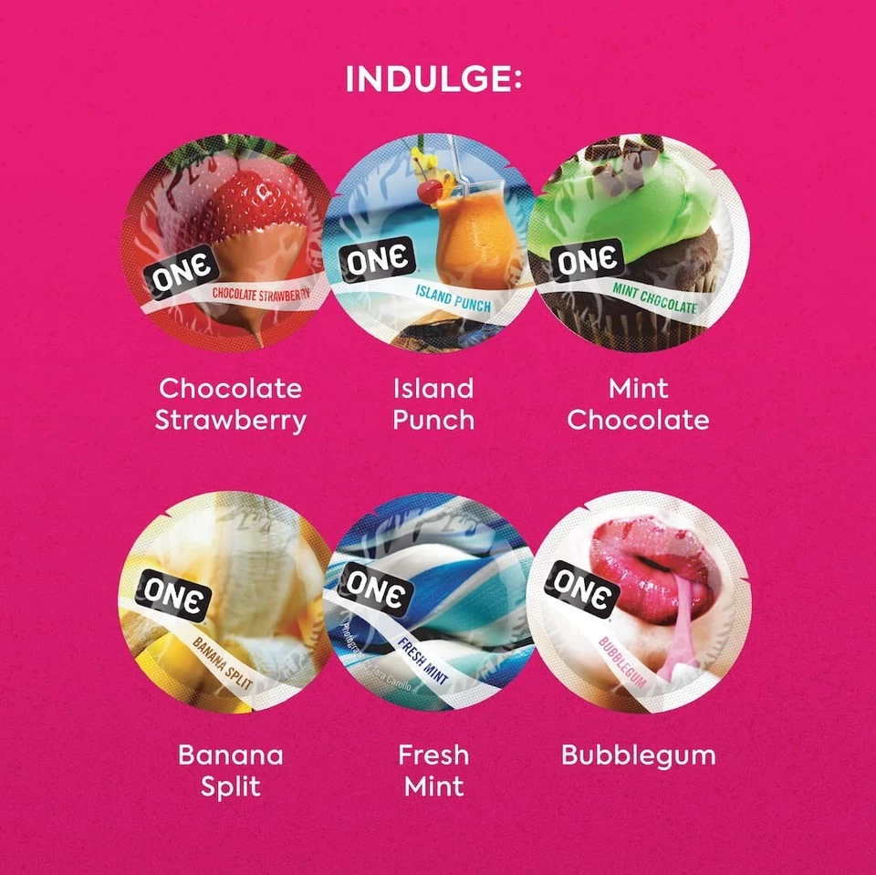 Pack de 30 preservativos One Flavored tú elegiste tu sabor.  Foto 1 de 4