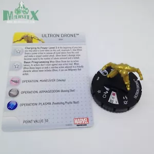 Heroclix Age of Ultron OP set Ultron Drone #014 ¡Figura común con tarjeta! - Imagen 1 de 1