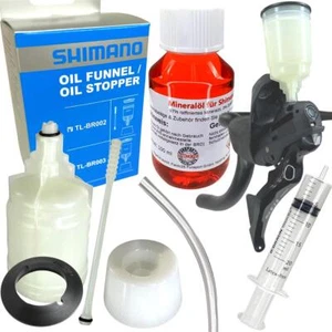 Kit de servicio bicicleta de carretera Gravel SHIMANO aceite mineral servicio vaso de llenado TL-BR002 M7  - Imagen 1 de 6