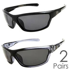 2 PAIR COMBO Nitrogen Polarized Sunglasses Golf Running Fishing Driving Glasses - Picture 1 of 33