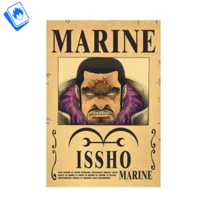 Poster One Piece ISSHO 42x28.5 cm Carta Kraft Gialla - Picture 1 of 4