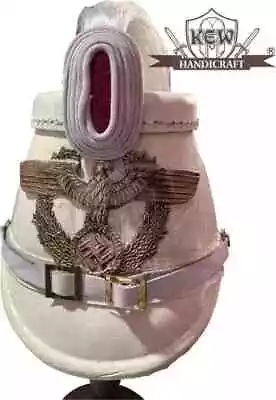 Викинг немецкий полицейский Shako шлем голова носить майоры шляпа шлем белый - Изображение 1 из 4