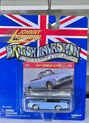 Johnny White Lightning British Invasion - 1967 Sunbeam Alpine Blue - Chase - NOS - Image 1 of 4