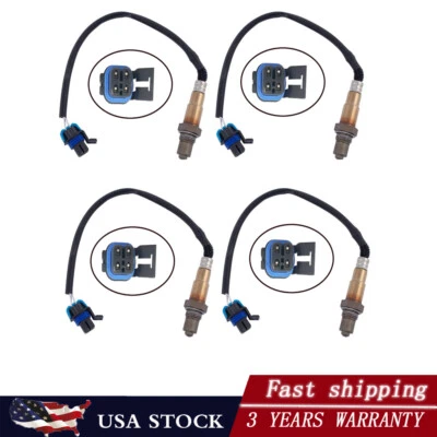 4X Up+Down Oxygen Sensor For 2012-16 GMC Acadia & 2012-17Chevrolet Caprice 3.6L - Image 1 of 4
