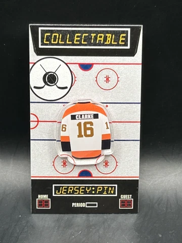 Philadelphia Flyers Bobby Clarke jersey lapel pin-Classic throwback Collectible Cover