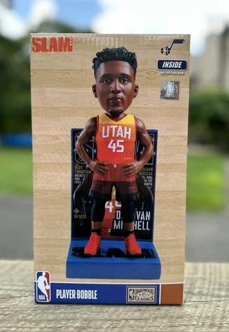 DONOVAN MITCHELL UTAH JAZZ SLAM MAGAZINE COVER BOBBLEHEAD FOCO NEW IN STOCK NIB Cover