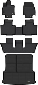 HAFIDI All Weather Protection Floor Mats & Cargo Liner For 2024 Grand Highlander