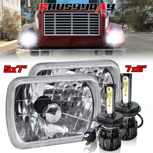 Faros LED de 7x6" 5x7" pulgadas para International Harvester 4700 4800 4900 8100 - Imagen 1 de 14