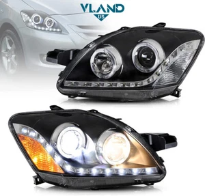 Angel Eyes LED Projector Headlights For Toyota Yaris 2007-2012 Vios Sedan 08-13 - Picture 1 of 12