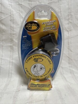 Madcatz Extension PlayStation 2 PS2 PS1 Extension Cable 7 Foot * NEW SEALED  - Image 1 of 2