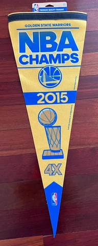 2015 Golden State Warriors NBA Finals Champions 12"x 30" Premium Pennant Decor Cover
