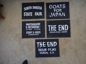 Antique Movie Memorabilia Ads Taylor Films Huron, SD State Fair Goats for Japan - Picture 1 of 11