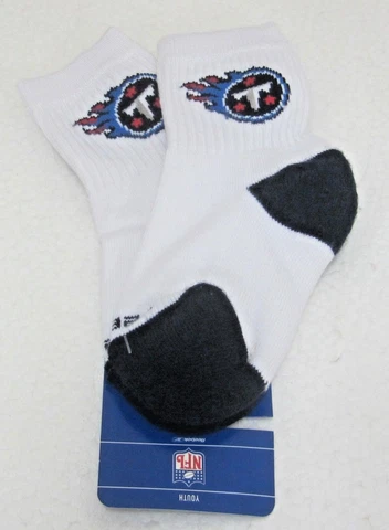NFL Tennessee Titans Multi-Color Youth Quarter Socks By Reebok, Size 7-9 Cover