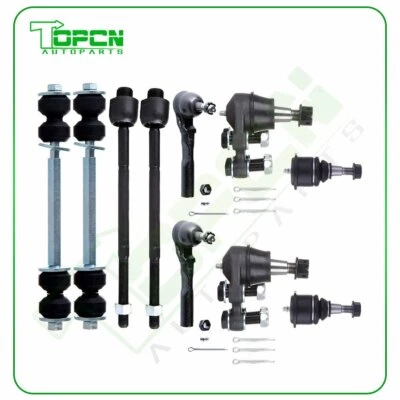 For GMC Sierra Chevrolet Silverado 1500 Classic RWD 10pcs Ball Joint Tie Rod End Foto 1 de 4