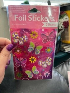Creative Converting Butterfly Sparkle Sticker Favors Party Supplies, Multicolor - Picture 1 of 1