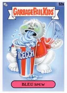 2021 GARBAGE PAIL KIDS GPK FOOD FIGHT BASIS BLAU SPEW 52a NM - Bild 1 von 1
