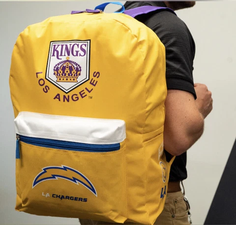 Los Angeles Kings CHARGERS Night NEW Large Backpack Special Ticket Pack 11/8/22 Cover