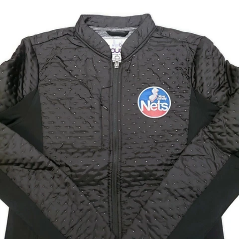 Touch NBA Throwback New Jersey Nets Womens S or XL Slim Fit Lead Off Jacket Cover