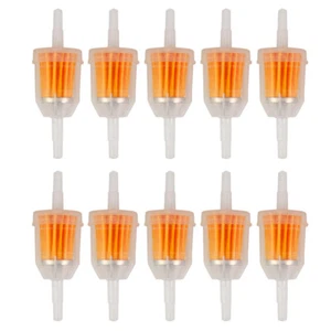 10Pcs Universal Small Motor Inline Gas Oil Fuel Filter Engine 1/4'' 5/16" Line - Picture 1 of 9