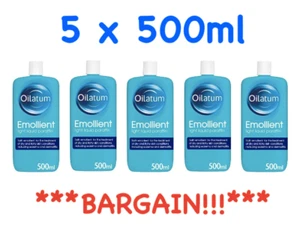 Oilatum Bath Emollient 5x 500ml Light Liquid Paraffin JOB LOT **FREEPOST** - Picture 1 of 2