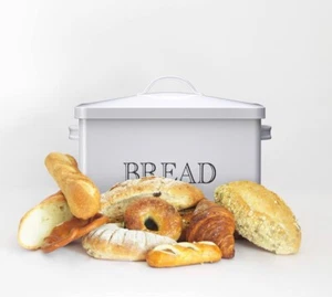Metal Bread Box - Countertop Space-Saving, Extra Large, High Capacity Bread Bin - Picture 1 of 7