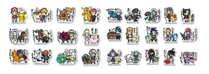 B - SIDE LABEL Pokemon Trainer's Sticker VOl.1 &.2 All 27 type Set Japan NEW - Picture 1 of 3