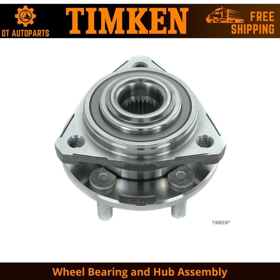 Conjunto de cojinete de rueda y buje delantero Timken 1996 para Dodge Stratus 1995-2006 tracción delantera Foto 1 de 4