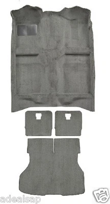 ACC 87-93 FORD MUSTANG HATCHBACK COMPLETE MOLDED CARPET RUG - CHOOSE COLOR Foto 1 de 3