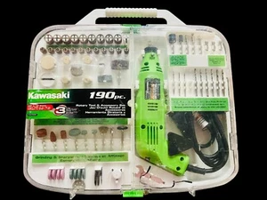 Kawasaki 190 piezas, juego de herramientas rotativas y accesorios 840589 - Imagen 1 de 3