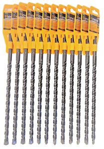 Lot of (12) SDS Plus 1/2" X 12" Rotary Masonry Drill Bit Carbide Tip 530135