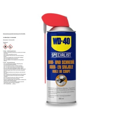 WD-40 SPECIALIST 400 ml BOHR- & SCHNEIDÖL BOHRÖL METALLBEARBEITUNG