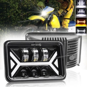 Faro LED para motocicleta Suzuki DRZ400SM DRZ400S DRZ250 4x6" PUNTO DRL Hi/Lo - Imagen 1 de 12