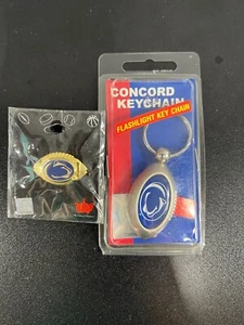 Penn State Nittany Lions Lapel Pin - Aminco & Keychain Flashlight - Concord - Picture 1 of 2