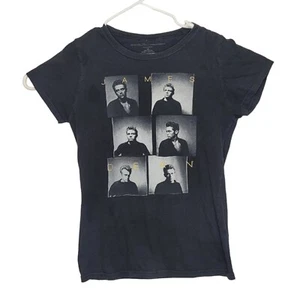 James Dean Profile Pictured T-Shirt Junior Size XXL Black 100% Cotton - Picture 1 of 6