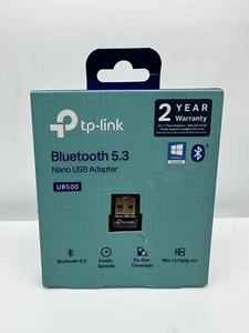 TP-Link Bluetooth 5.3 Nano USB Adapter, Bluetooth5.0/5.3 Dongle Receive UB500 - Picture 1 of 2