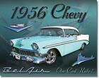 1956 Chevy Bel Air Custom Chevrolet USA Metall Deko Schild