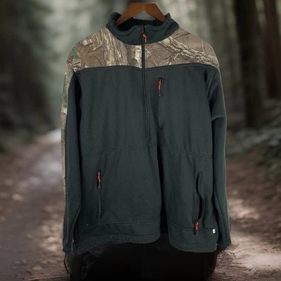 Chaqueta Magellan Exterior Equipo de Caza Talla Grande Pullover Mag Calidez 1/2 Cremallera Camuflaje Foto 1 de 4